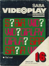 Box cover for Rat' Mal on the Fairchild Channel F.
