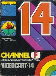 Box cover for Videocart-14 - Sonar Search on the Fairchild Channel F.