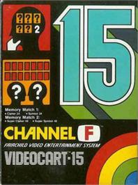 Box cover for Videocart-15 - Memory Match on the Fairchild Channel F.