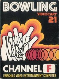 Box cover for Videocart-21 - Bowling on the Fairchild Channel F.