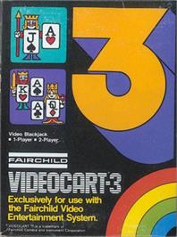 Box cover for Videocart-3 - Video Blackjack on the Fairchild Channel F.