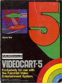 Box cover for Videocart-5 - Space War on the Fairchild Channel F.