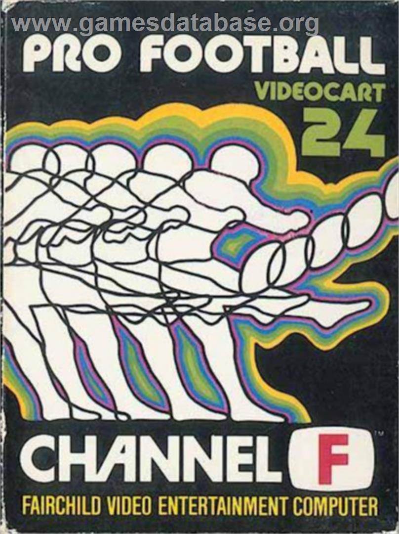 Videocart-24 - Pro Football - Fairchild Channel F - Artwork - Box