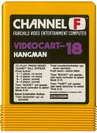 Cartridge artwork for Rat' Mal on the Fairchild Channel F.