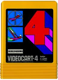Cartridge artwork for Videocart-4 - Spitfire on the Fairchild Channel F.