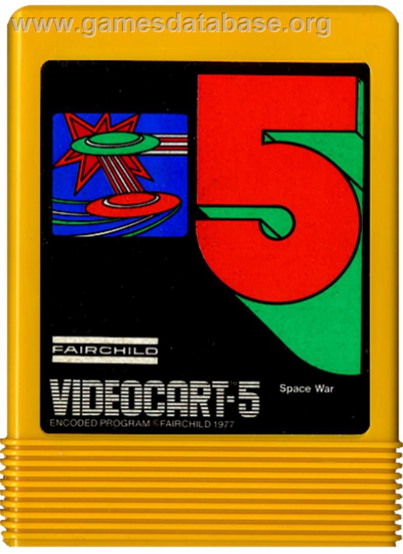 Videocart-5 - Space War - Fairchild Channel F - Artwork - Cartridge