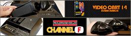 Arcade Cabinet Marquee for Videocart-14 - Sonar Search.
