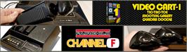 Arcade Cabinet Marquee for Videocart-1 - Tic-tac-toe, Shooting Gallery, Doodle, Quadra-doodle.