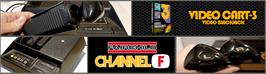 Arcade Cabinet Marquee for Videocart-3 - Video Blackjack.