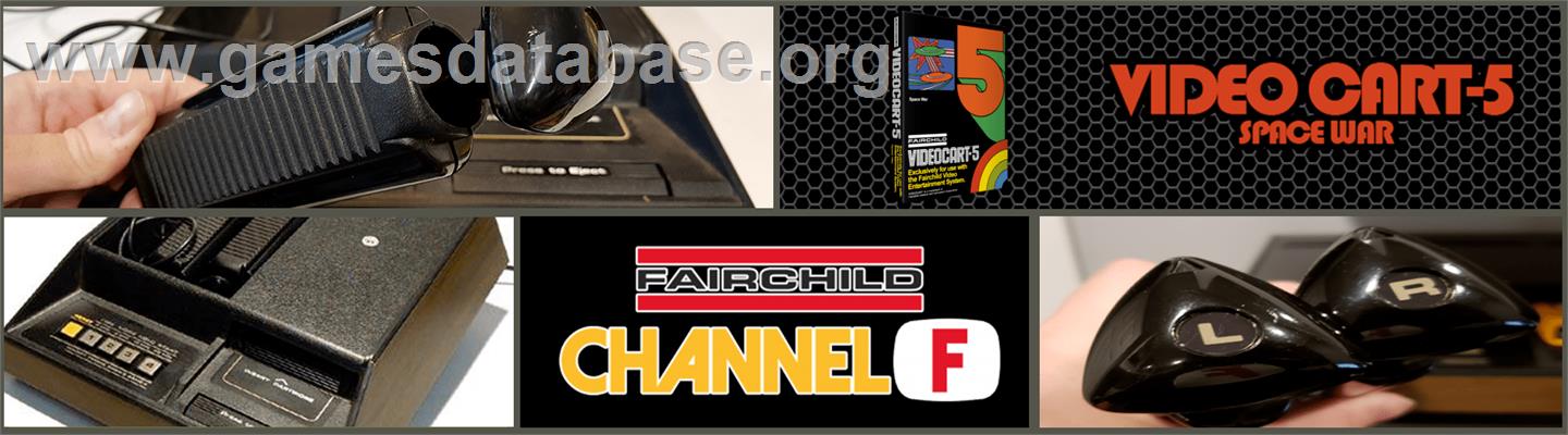 Space War - Fairchild Channel F - Artwork - Marquee
