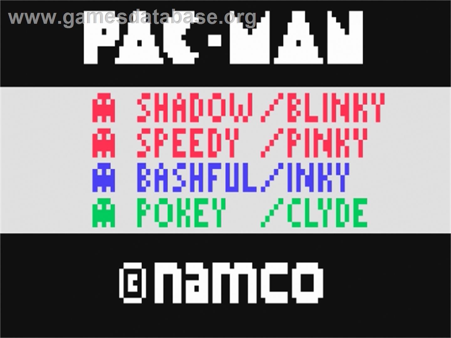 Pac-man - Fairchild Channel F - Artwork - In Game