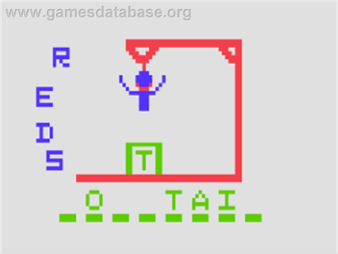 Videocart-18 - Hangman - Fairchild Channel F - Artwork - In Game