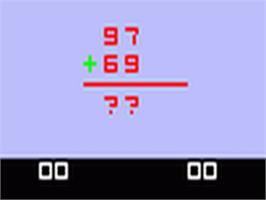 Title screen of Math Quiz I - Addition & Subtraction on the Fairchild Channel F.