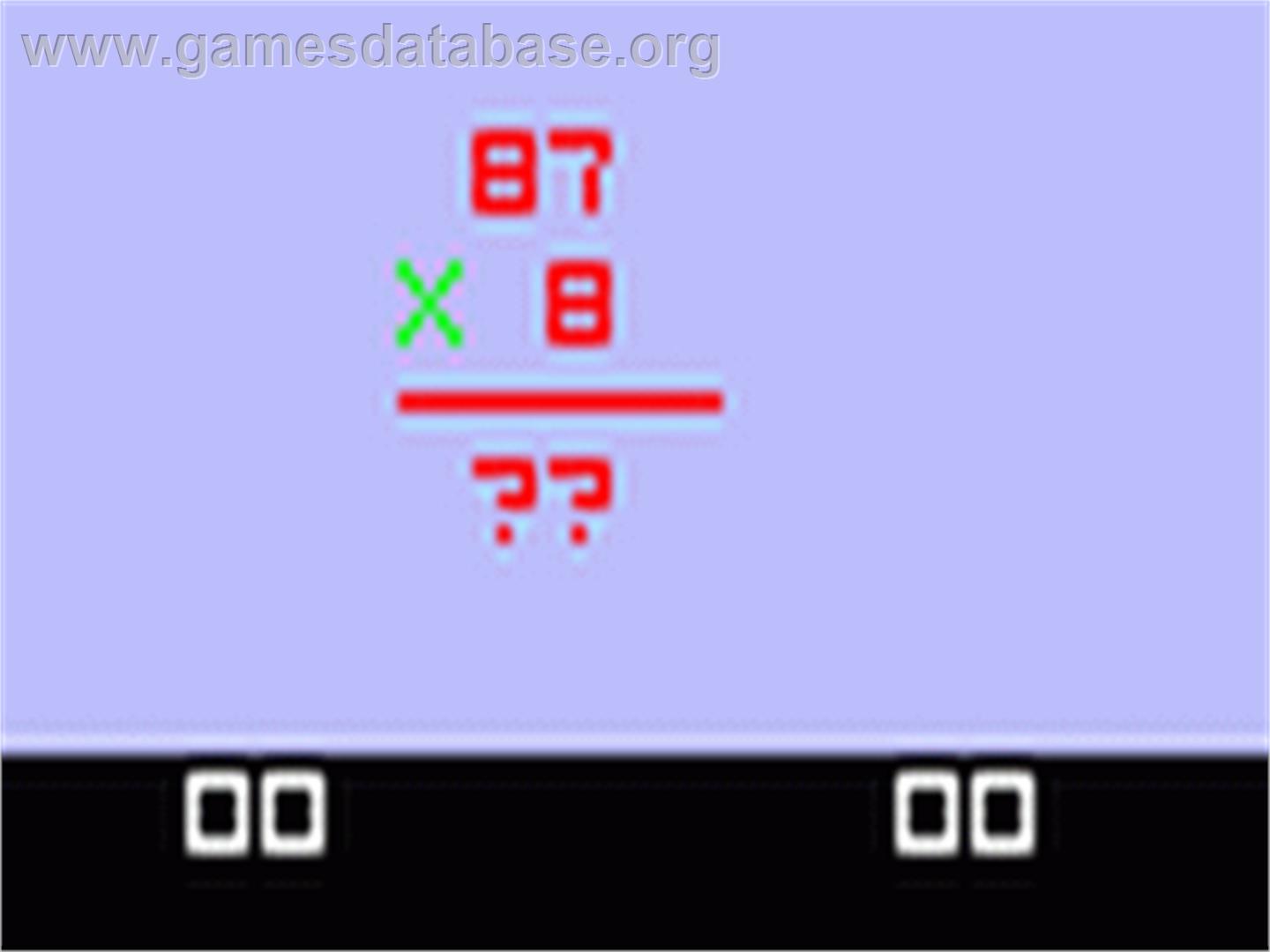 Math Quiz II: Multiplication & Division - Fairchild Channel F - Artwork - Title Screen
