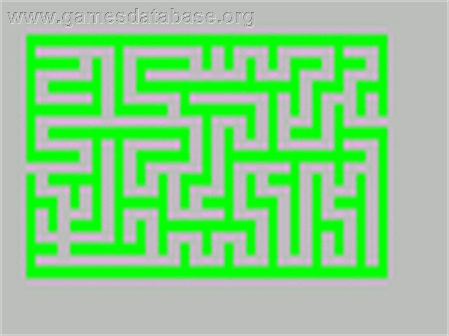 Maze, Jailbreak, Blind Man's bluf,f & Trailblazer - Fairchild Channel F - Artwork - Title Screen