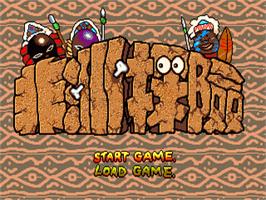 Title screen of Monopoly - Adventure In Africa on the Funtech Super Acan.