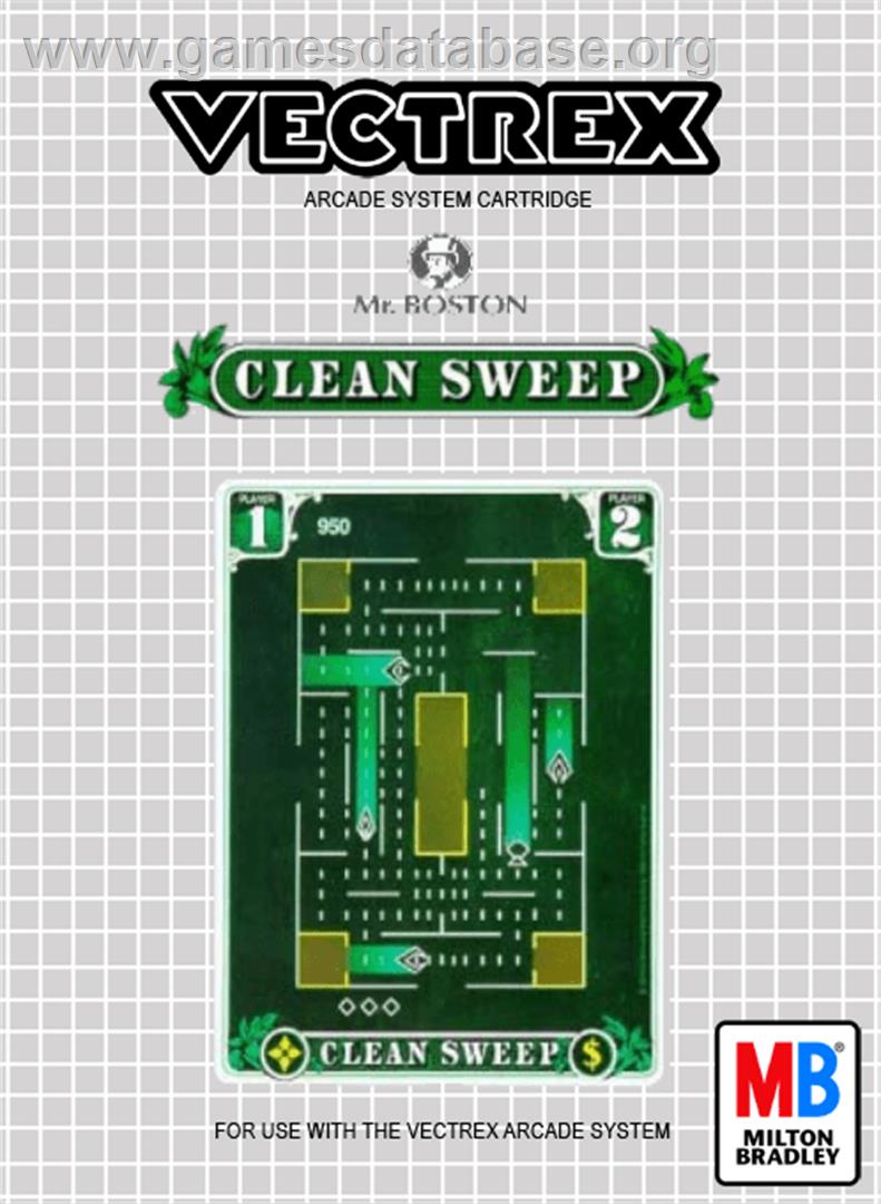Clean Sweep: Mr. Boston Version - GCE Vectrex - Artwork - Box
