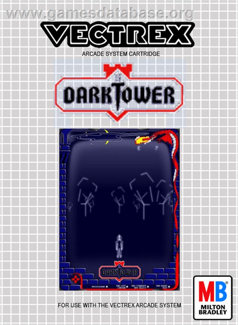 Dark Tower - GCE Vectrex - Artwork - Box