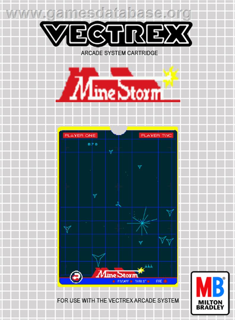 Mine Storm - GCE Vectrex - Artwork - Box