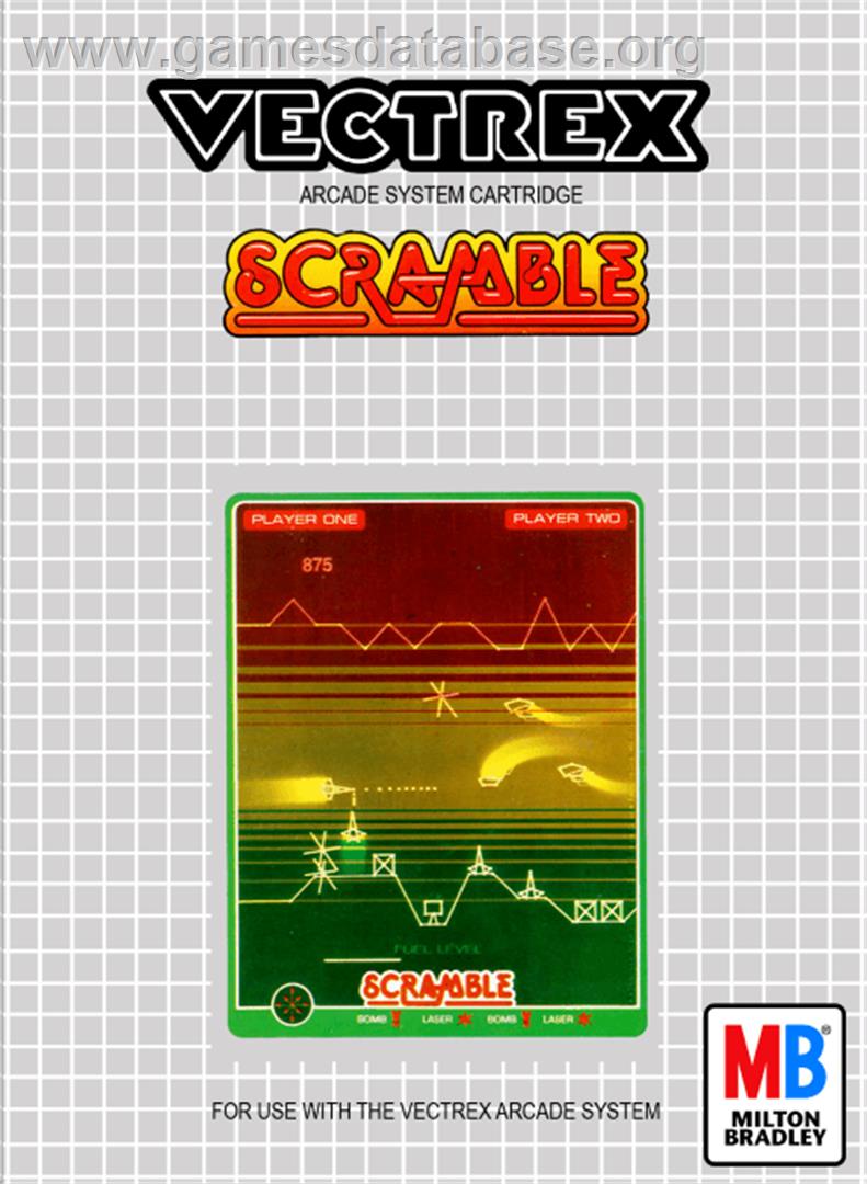 Scramble - GCE Vectrex - Artwork - Box