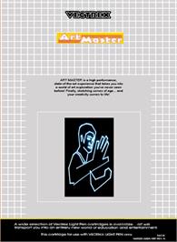 Box back cover for Art Master on the GCE Vectrex.