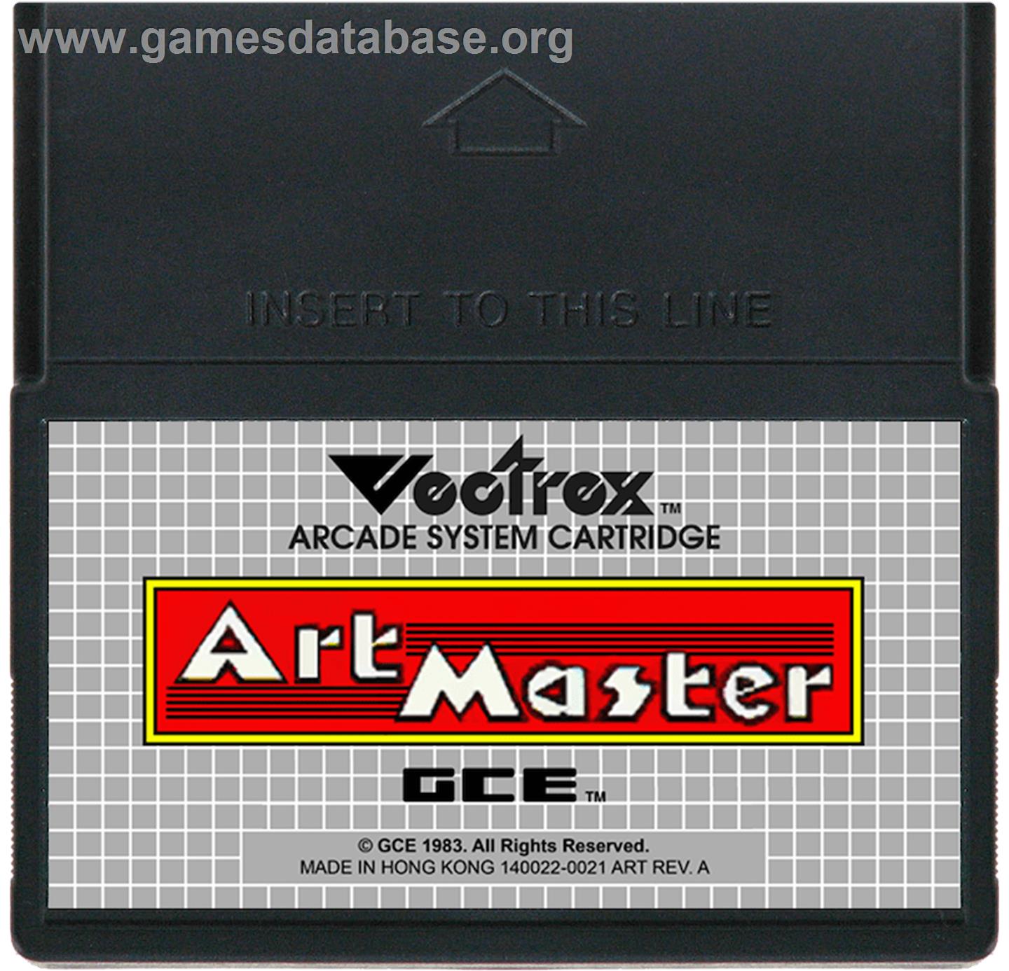 Art Master - GCE Vectrex - Artwork - Cartridge