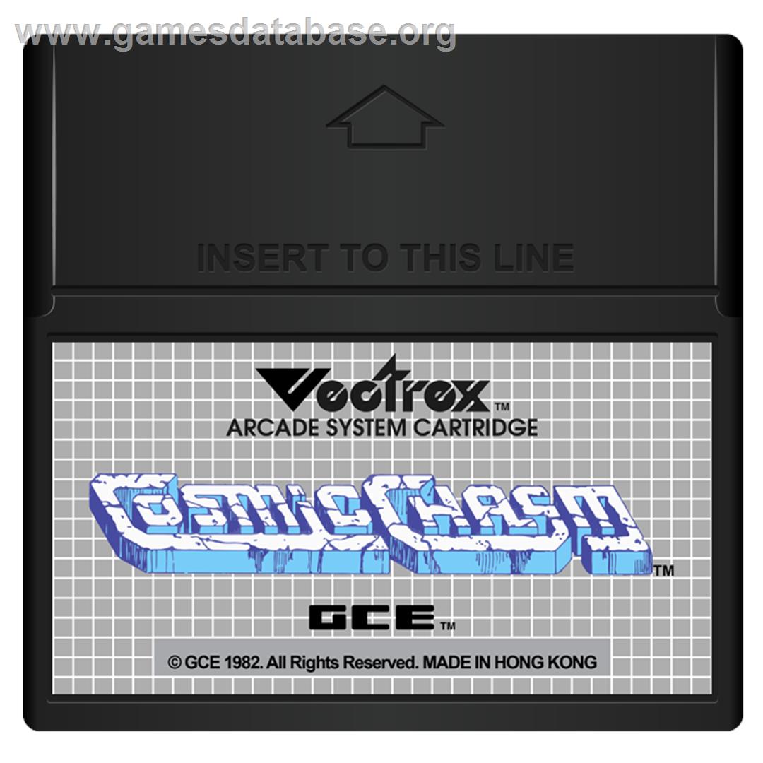 Cosmic Chasm - GCE Vectrex - Artwork - Cartridge