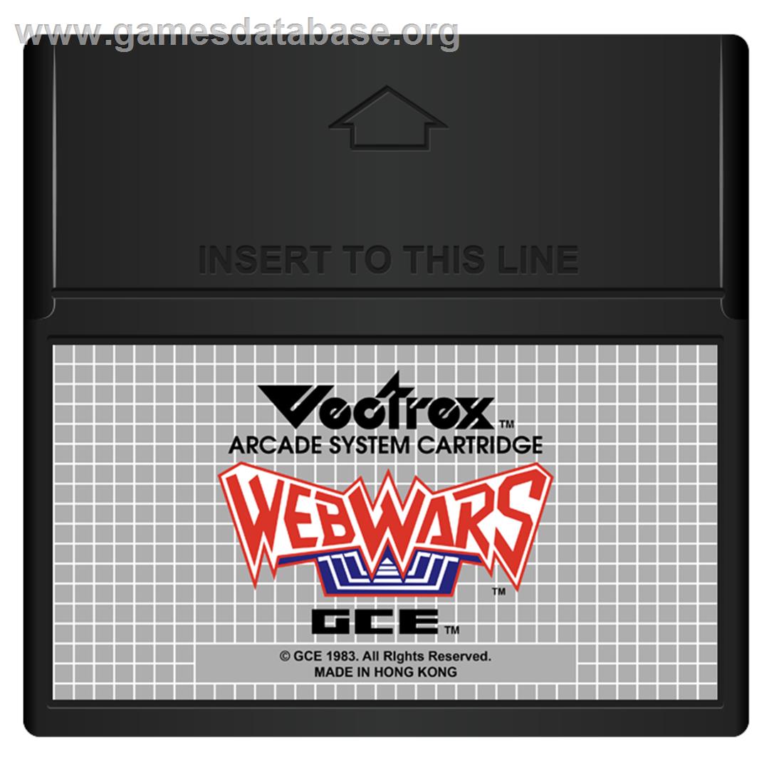 Web Wars - GCE Vectrex - Artwork - Cartridge