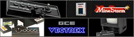 Arcade Cabinet Marquee for Mine Storm 2.