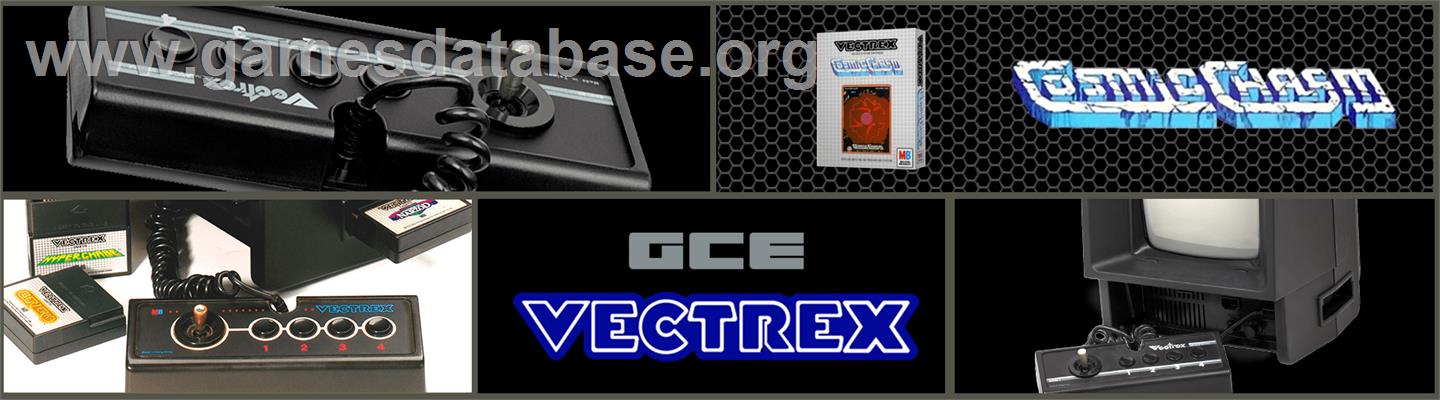 Cosmic Chasm - GCE Vectrex - Artwork - Marquee