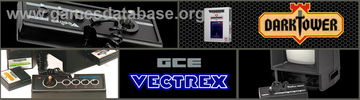 Dark Tower - GCE Vectrex - Artwork - Marquee