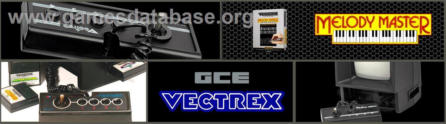 Melody Master - Music Composition And Entertainment - GCE Vectrex - Artwork - Marquee