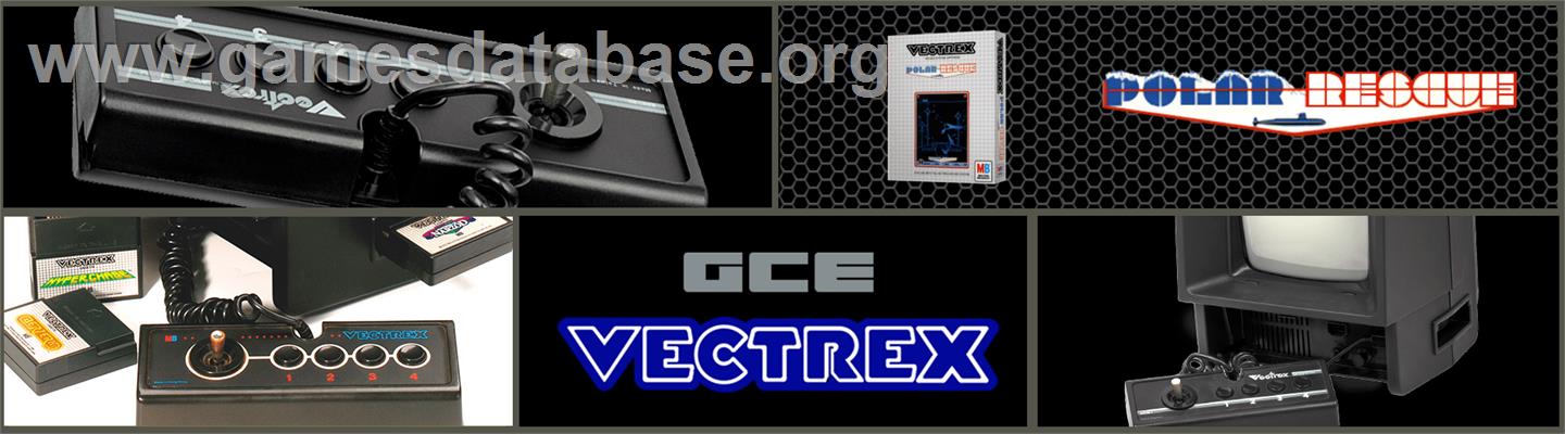 Polar Rescue - GCE Vectrex - Artwork - Marquee