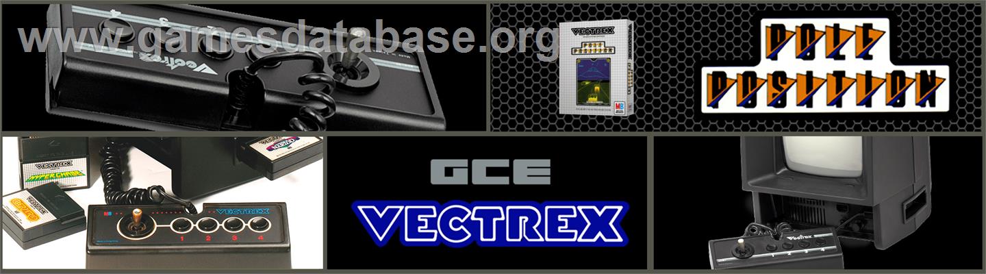 Pole Position - GCE Vectrex - Artwork - Marquee