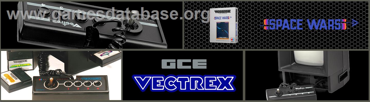 Space Wars - GCE Vectrex - Artwork - Marquee