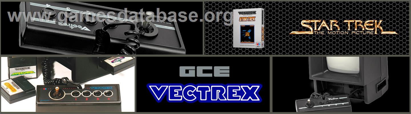 Star Trek: The Motion Picture (Patched) - GCE Vectrex - Artwork - Marquee