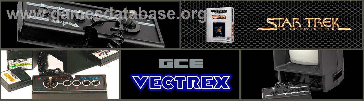 Star Trek: The Motion Picture - GCE Vectrex - Artwork - Marquee