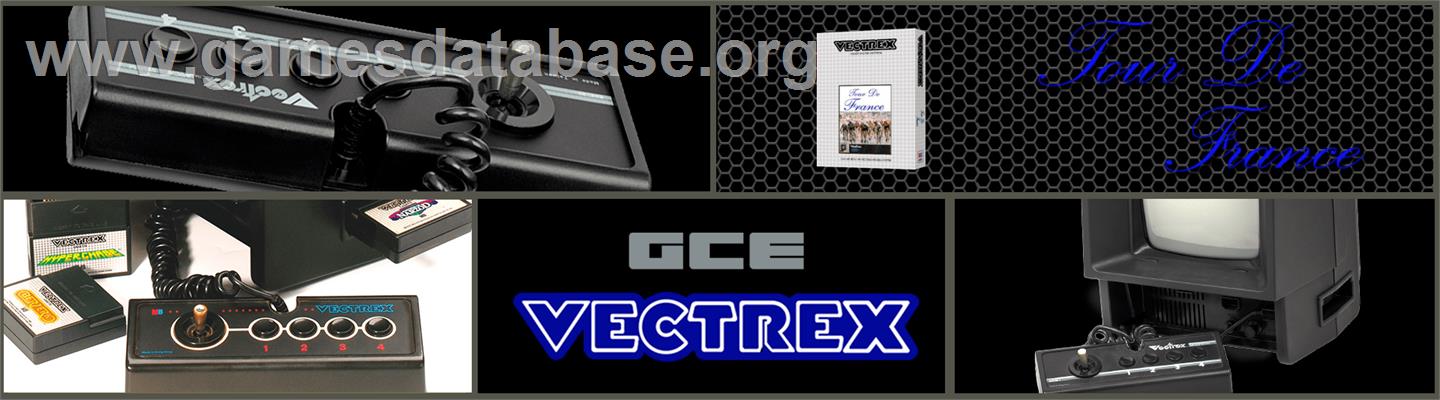 Tour De France - GCE Vectrex - Artwork - Marquee