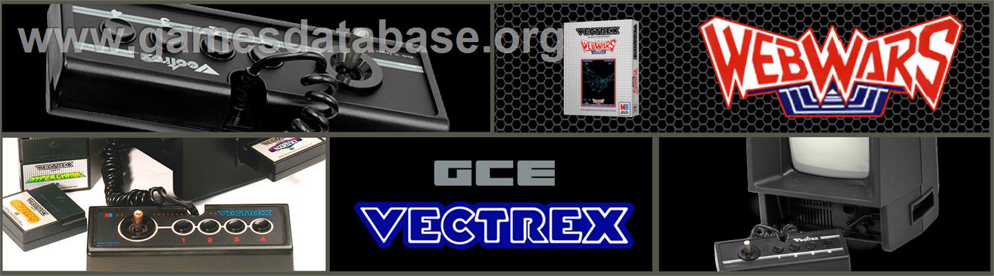 Web Wars - GCE Vectrex - Artwork - Marquee