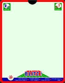 Overlay for Blitz! Action Football on the GCE Vectrex.