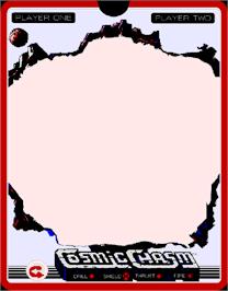 Overlay for Cosmic Chasm on the GCE Vectrex.
