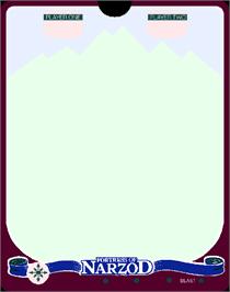 Overlay for Fortress Of Narzod on the GCE Vectrex.