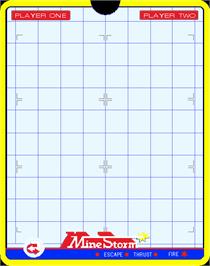 Overlay for Mine Storm on the GCE Vectrex.