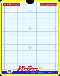 Overlay for Mine Storm 2 on the GCE Vectrex.