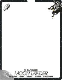 Overlay for Moon Lander Demo By Clay Cowgill on the GCE Vectrex.