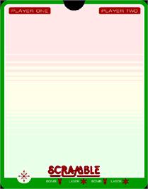 Overlay for Scramble on the GCE Vectrex.