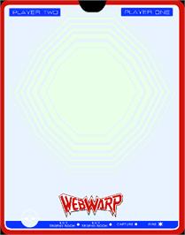 Overlay for Web Warp on the GCE Vectrex.