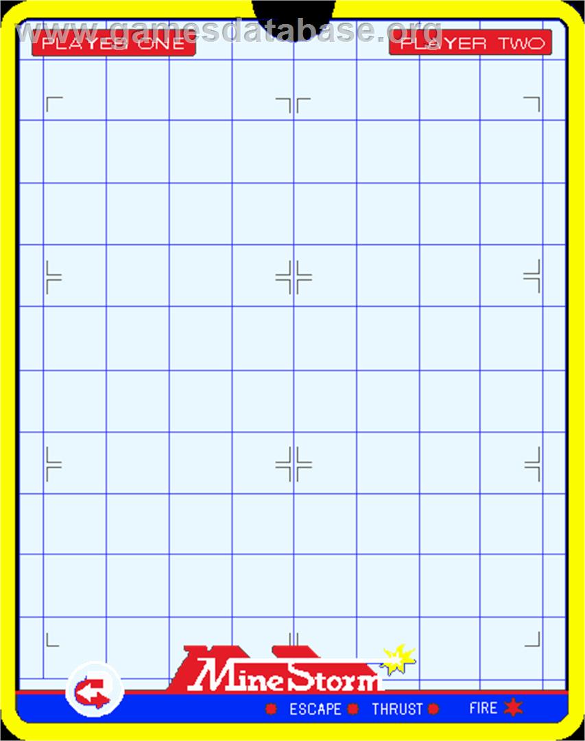 Mine Storm 2 - GCE Vectrex - Artwork - Overlay