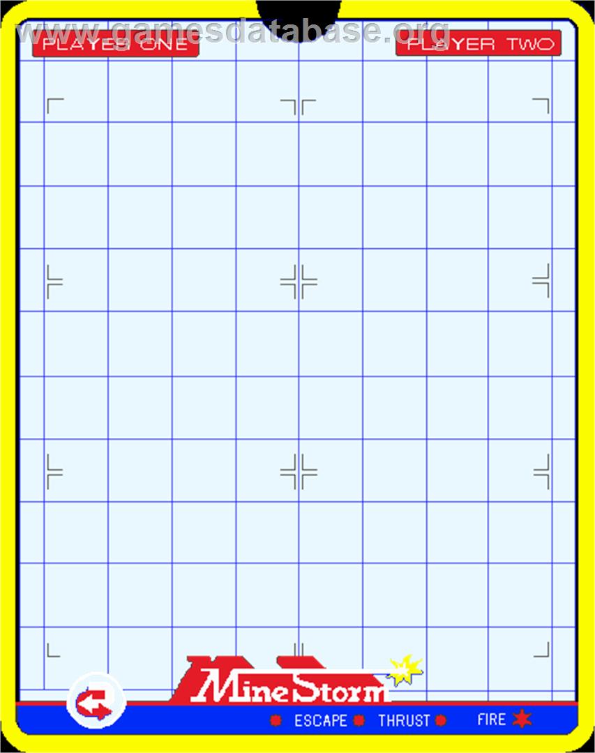 Mine Storm II - GCE Vectrex - Artwork - Overlay