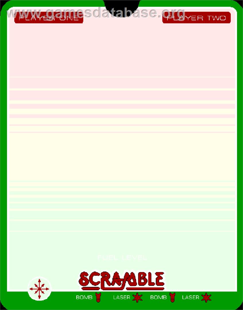 Scramble - GCE Vectrex - Artwork - Overlay